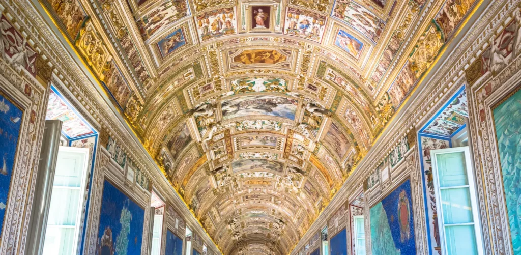 Gallery of Maps during the Vatican Museums guided tour